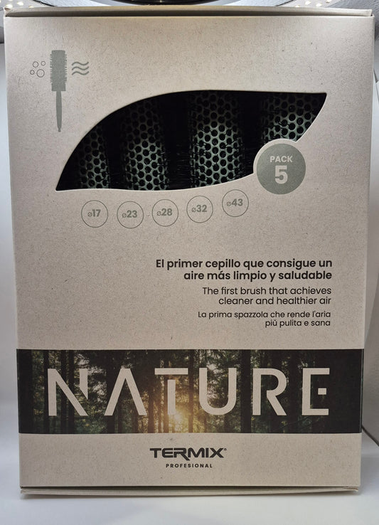 Kit spazzole Termix Nature 5pz ( diam. 17, 23, 28, 32, 43)