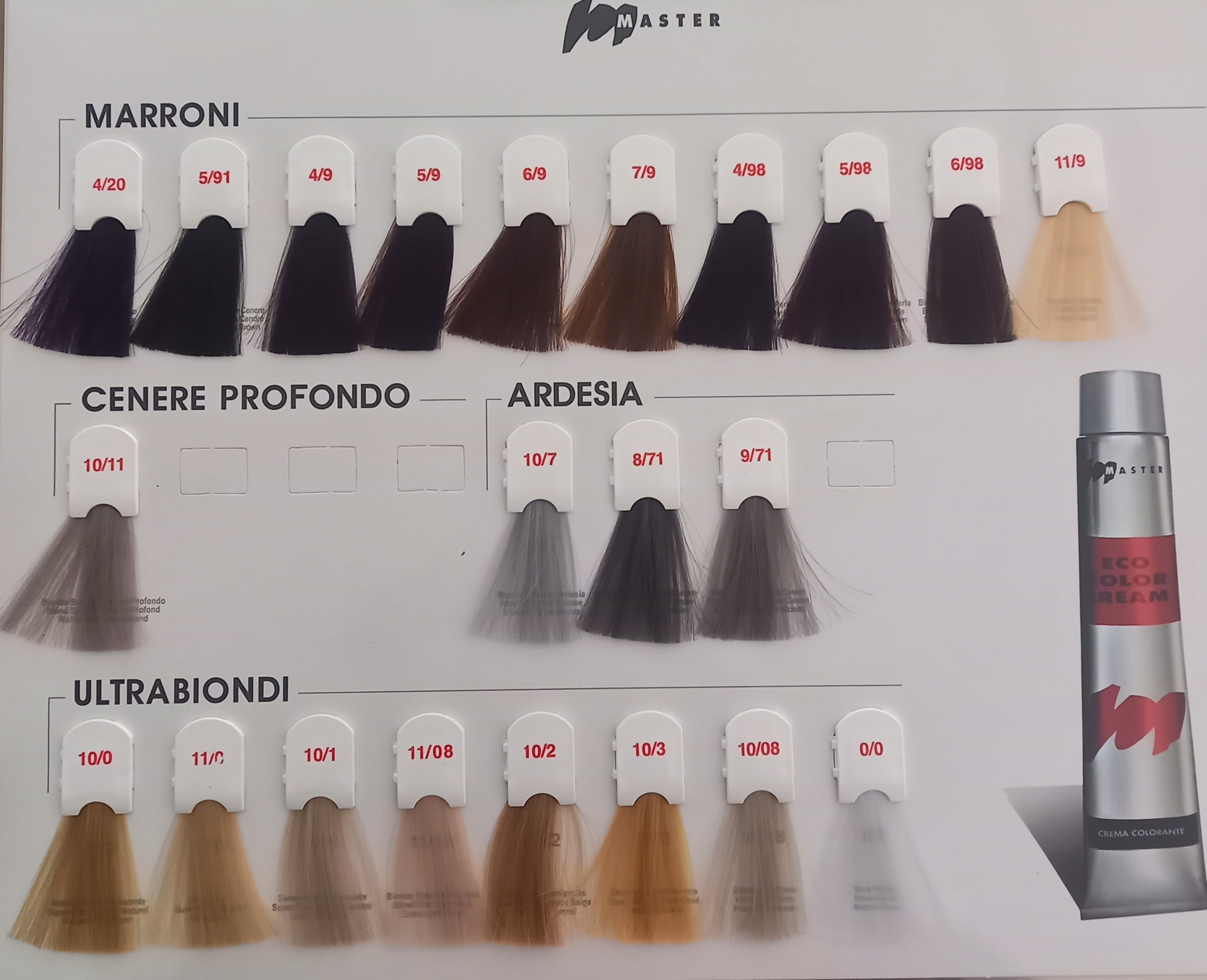 TINTA MASTER Eco color cream-creama colorante